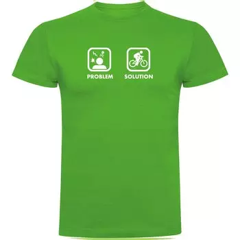 Футболка Kruskis Problem Solution Bike, зеленый