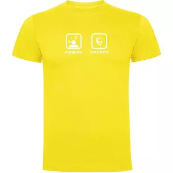 Футболка Kruskis Problem Solution Climb, желтый