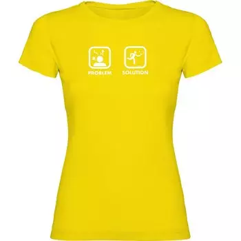 Футболка Kruskis Problem Solution Smash, желтый