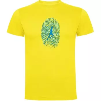 Футболка Kruskis Runner Fingerprint, желтый