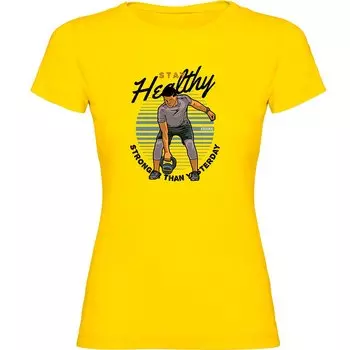 Футболка Kruskis Stay Healthy, желтый