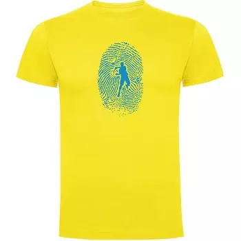 Футболка Kruskis Tennis Fingerprint, желтый
