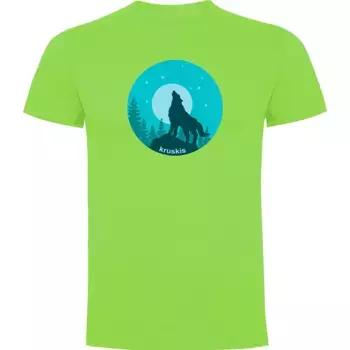 Футболка Kruskis Wolf Night, зеленый
