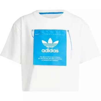Футболка KSENIA SCHNAIDER женская белая Adidas Originals