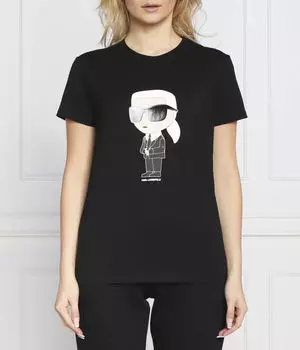 Футболка культовая 2.0 Regular fit Karl Lagerfeld, черный