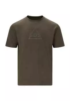 Футболка kvitfjell из органического хлопка с нежным принтом Sos, черный