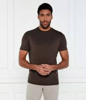 Футболка кыран Regular fit Oscar Jacobson, коричневый