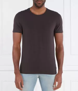 Футболка кыран Slim fit Oscar Jacobson, коричневый