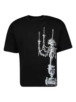 Футболка L8 Studio Chandelier из хлопка, черный