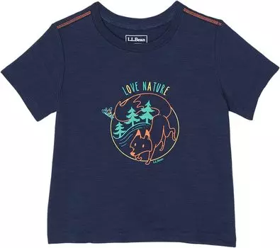 Футболка L.L.Bean Graphic Tee Short Sleeve, цвет Fair Aqua L.L.Bean