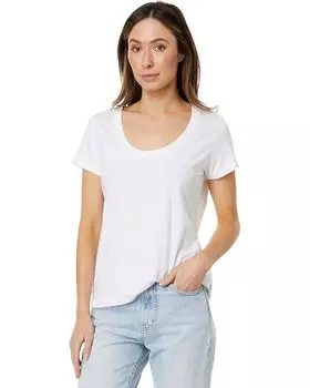 Футболка L.L.Bean Petite Soft Stretch Supima, белый