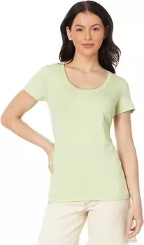 Футболка L.L.Bean Soft Stretch Supima Tee Scoopneck Short-Sleeve, цвет Light Moss