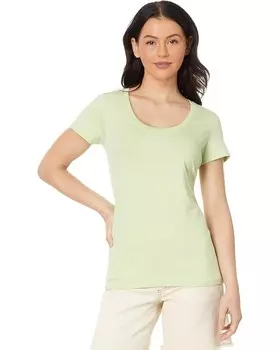 Футболка L.L.Bean Soft Stretch Supima Tee Scoopneck Short-Sleeve, цвет Light Moss