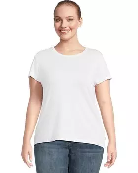 Футболка L.L.Bean Soft Stretch Supima Crew Neck Short-Sleeve Tee, белый