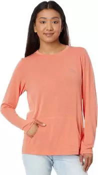 Футболка L.L.Bean Tropicwear Comfort Crew Long Sleeve, цвет Wild Salmon