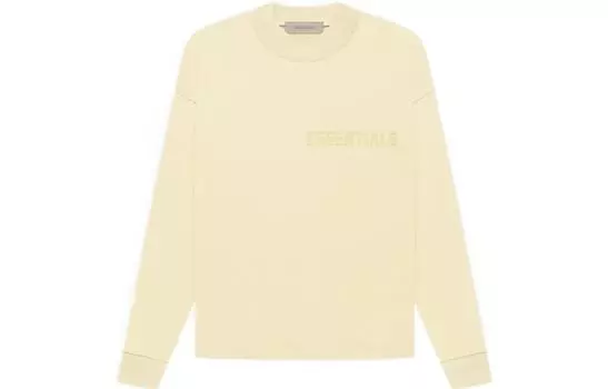 Футболка L/ST Fear Of God Essentials, Canary Yellow