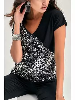 Футболка LA Angels, цвет schwarz/silber