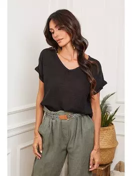 Футболка La Compagnie Du Lin, черный