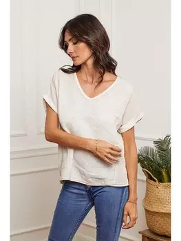 Футболка La Compagnie Du Lin, кремовый