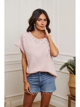 Футболка La Compagnie Du Lin, розовый