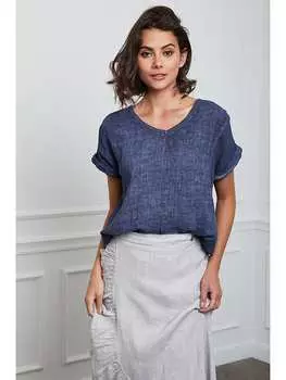 Футболка La Compagnie Du Lin, темно-синий