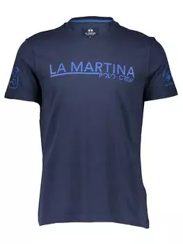 Футболка La Martina, темно-синий