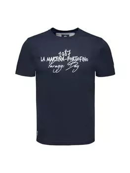 Футболка La Martina, темно-синий
