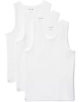 Футболка Lacoste 3-Pack Sleeveless Slim Essential T-Shirt, белый