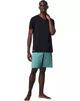 Футболка Lacoste 3-Pack V-Neck Regular Fit Essential, черный