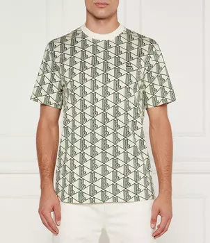 Футболка Lacoste Classic fit, бежевый