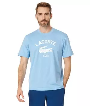Футболка Lacoste Classic Fit Lacoste Print T-shirt, синий