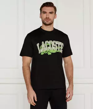 Футболка Lacoste классического кроя, черный