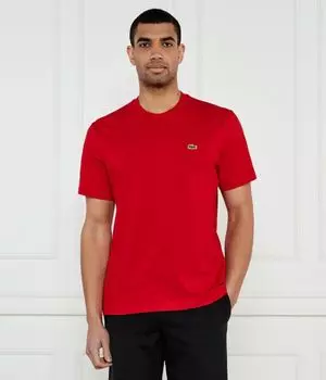 Футболка Lacoste классического кроя, красный