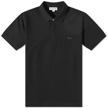 Футболка Lacoste Paris Pique Polo, черный (Размер M)