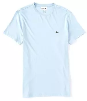 Футболка Lacoste Pima из хлопкового джерси с короткими рукавами, синий