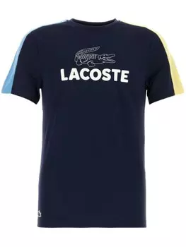 Футболка Lacoste с цветными блоками, синий