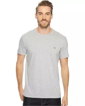 Футболка Lacoste Short Sleeve Pima Crew Neck, цвет Silver Chine