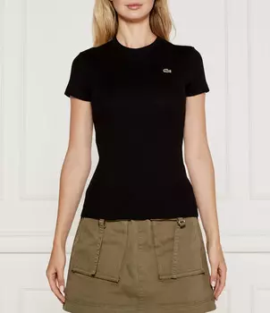 Футболка Lacoste Slim Fit, черный