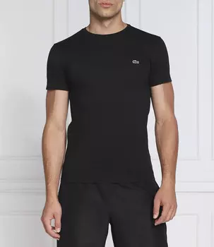 Футболка Lacoste slim fit, черный