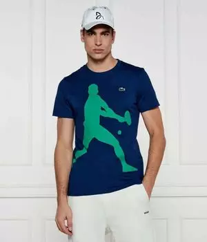 Футболка Lacoste x Novak Djokovic Regular Fit, синий