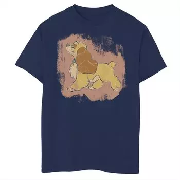 Футболка Lady Strut с рисунком Disney's Lady and The Tramp Boys 8–20 Disney, синий