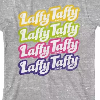 Футболка Laffy Taffy с повторяющимся текстовым логотипом и графическим рисунком для мальчиков 8–20 лет Licensed Character