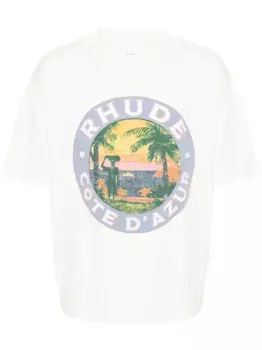 Футболка Lago RHUDE, белый