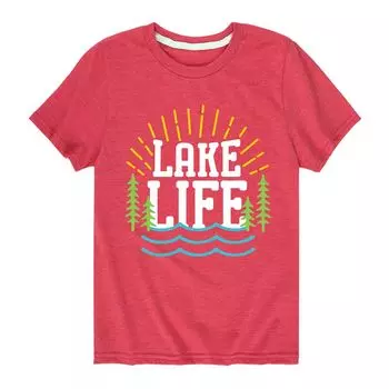 Футболка Lake Life для мальчиков 8–20 лет Licensed Character, красный