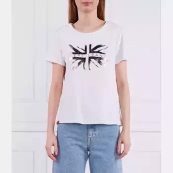 Футболка lali стандартного кроя Pepe Jeans London, белый