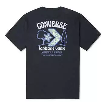 Футболка landscape center tee 'black' Converse, черный