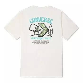 Футболка landscape center tee 'white' Converse, белый
