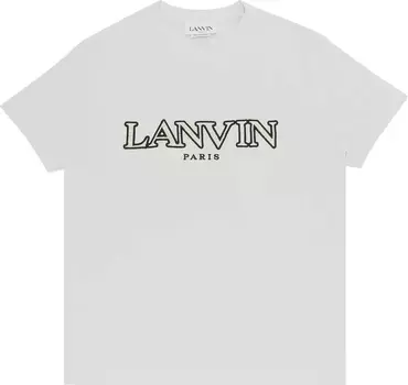 Футболка Lanvin Curb Regular Fit, кремовый