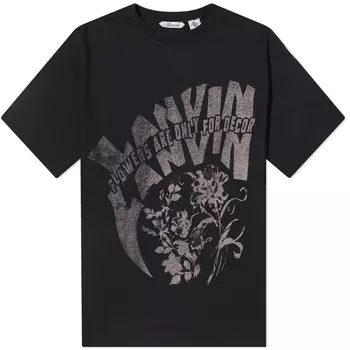 Футболка Lanvin X Future Printed T-Shirt, черный