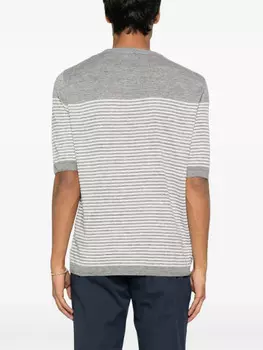 Футболка Lardini из тонкой вязки, серый